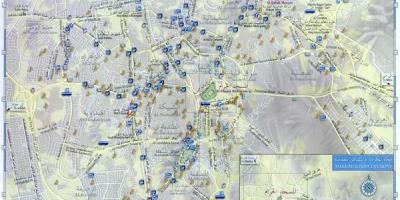 Tie-kartta Mekan kaupunki