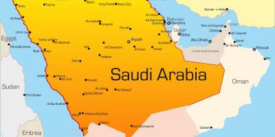 Mekassa saudi-arabia kartta