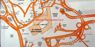 Kartta misfalah Makkah kartta