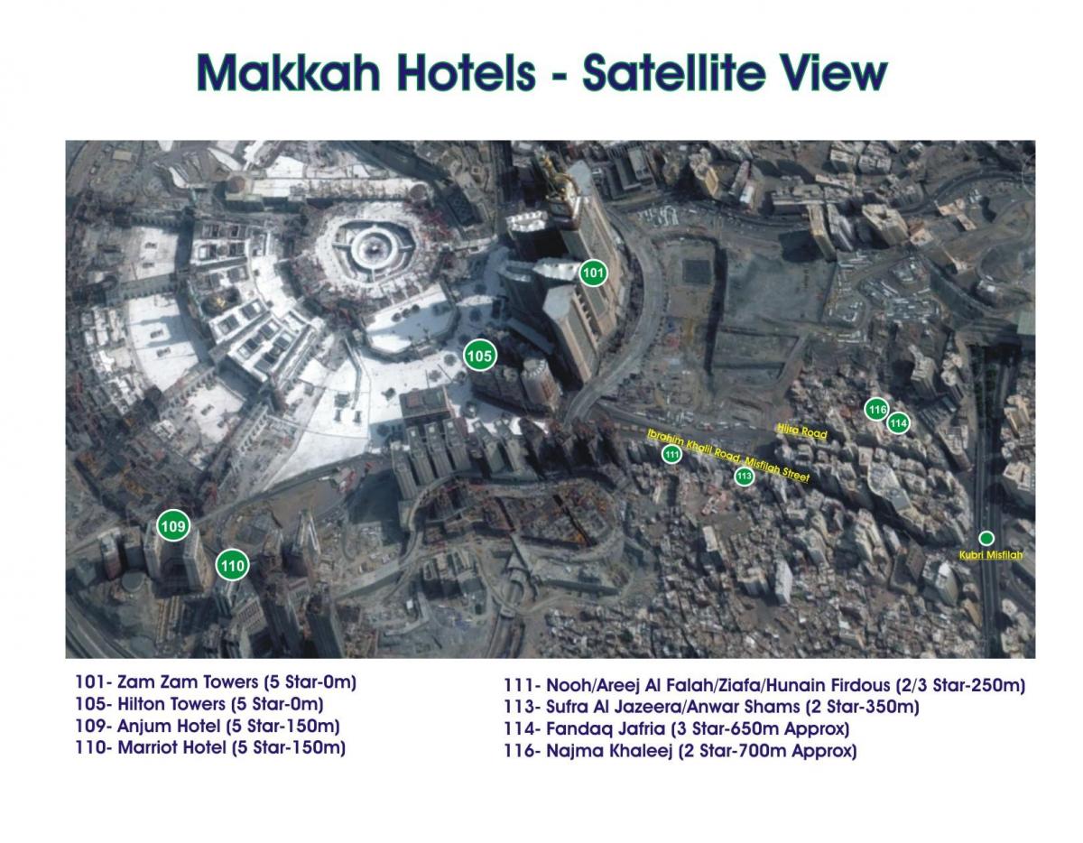 kartta kubri Makkah